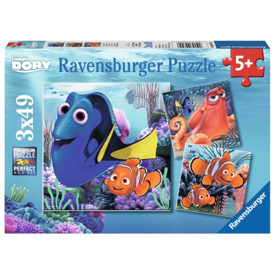 Puzzle Ravensburger Procurando Dory 3 x 49 peças