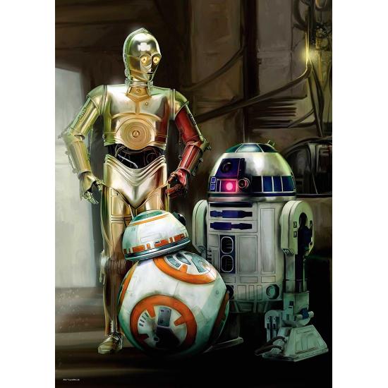 Ravensburger Puzzle C3PO, R2D2, BB8, Star Wars 1000 Peças