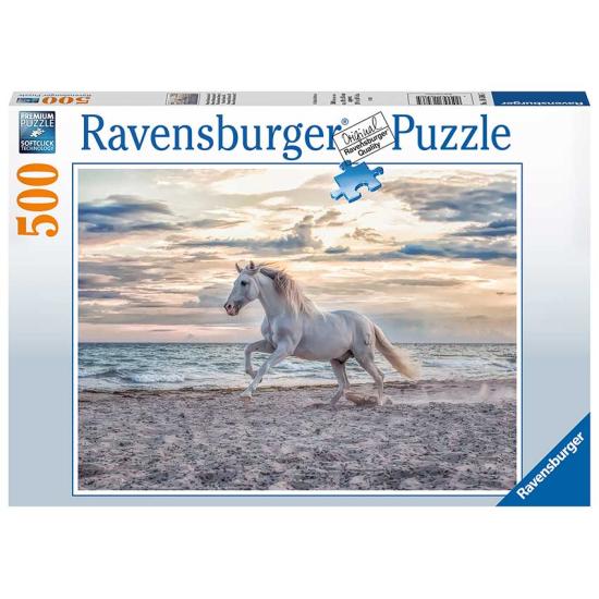 Puzzle Ravensburger Cavalo Branco 500 Peças Puzzle Ravensburger Cavalo Branco 500 Peças