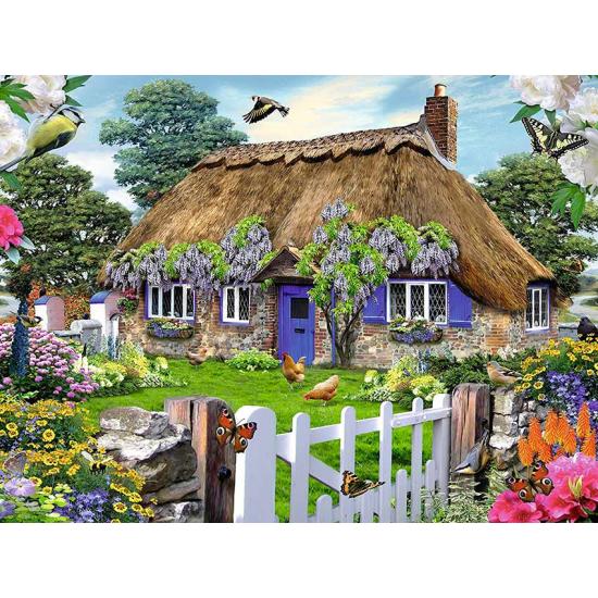 Puzzle Ravensburger Cottage na Inglaterra 1500 peças