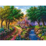 Puzzle Ravensburger Cabana Pelo Rio de 1500 Peças