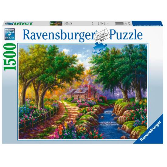 Puzzle Ravensburger Cabana Pelo Rio de 1500 Peças Puzzle Ravensburger Cabana Pelo Rio de 1500 Peças