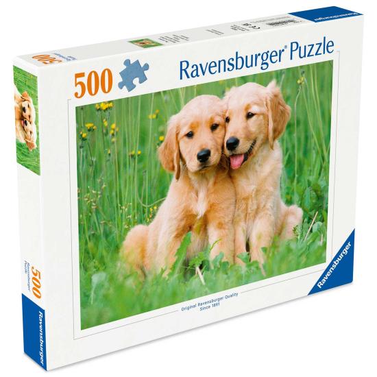 Puzzle Ravensburger Cachorros Golden Retriever 500 Peças