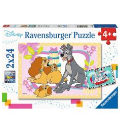 Puzzle Ravensburger Os Filhotes Favoritos da Disney 2x24
