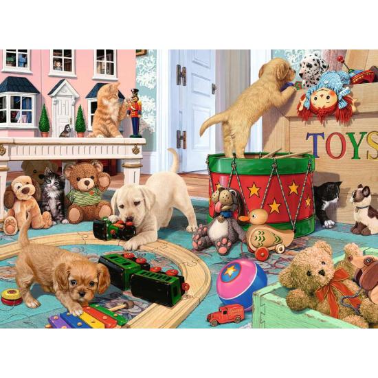 Puzzle Ravensburger Filhotes Brincalhões XXL 150 Peças