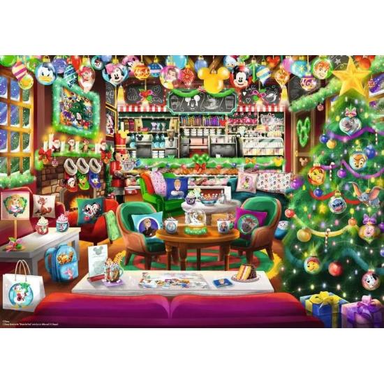 Puzzle Ravensburger Café De Natal Da Disney de 1000 peças