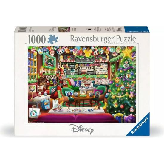 Puzzle Ravensburger Café De Natal Da Disney de 1000 peças