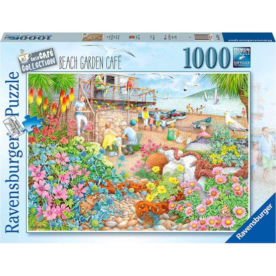 Puzzle Ravensburger Cafetaria na Praia de 1000 Peças