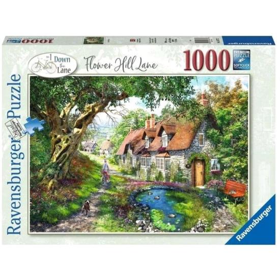 Puzzle Ravensburger Rua Da Colina Das Flores de 1000 peças