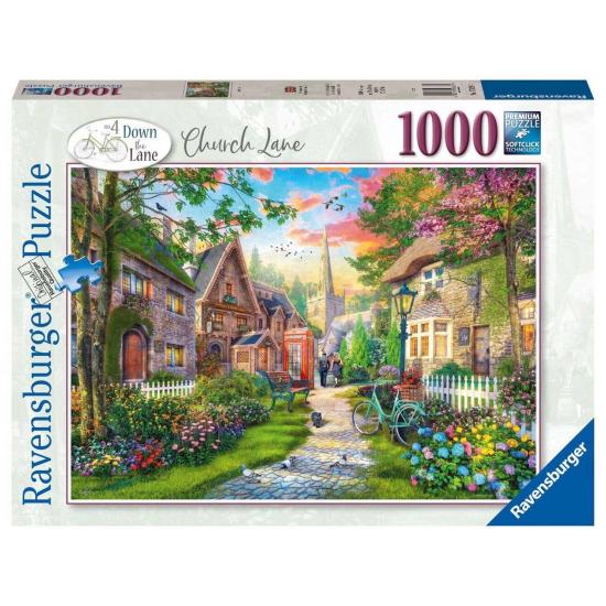 Puzzle Ravensburger Rua Da Igreja de 1000 peças