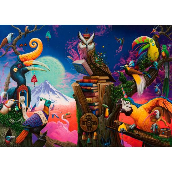 Puzzle Ravensburger Canções de pássaros extintos 1000 Peças