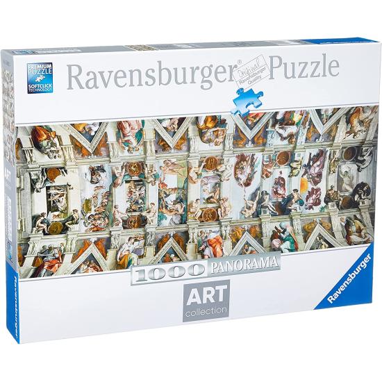 Puzzle Ravensburger Capela Sistina Panorâmico de 1000 Peças