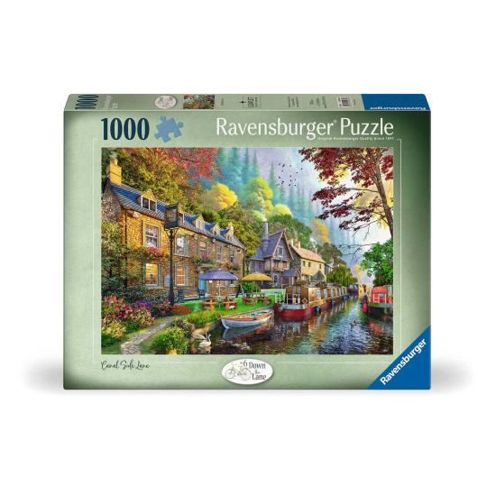 Puzzle Ravensburger Rua À Beira Do Canal de 1000 peças