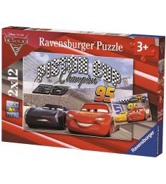 Carros Ravensburger 3 Puzzle 2 x 12 peças