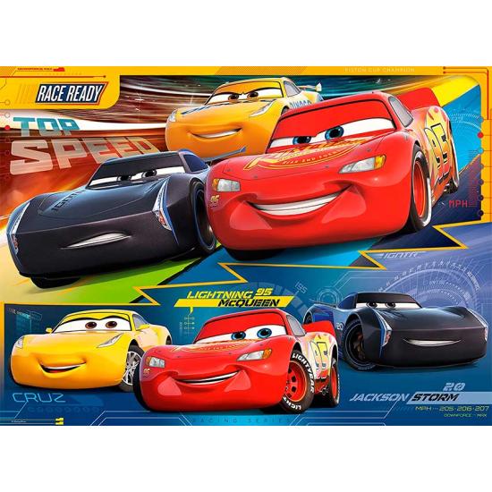 Carros Ravensburger 3 XXL Puzzle 100 peças