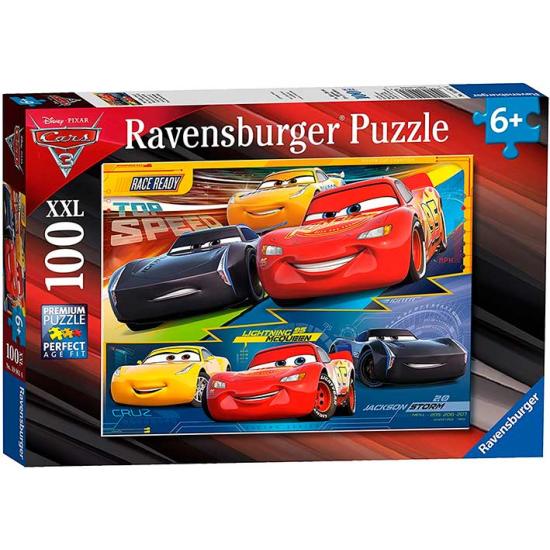 Carros Ravensburger 3 XXL Puzzle 100 peças