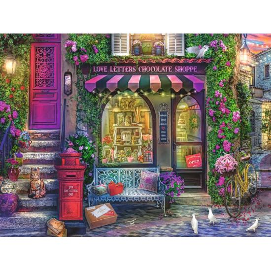 Puzzle Ravensburger Cartas de Amor e Chocolate de 1500 pe