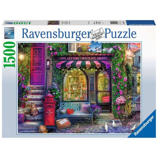 Puzzle Ravensburger Cartas de Amor e Chocolate de 1500 pe