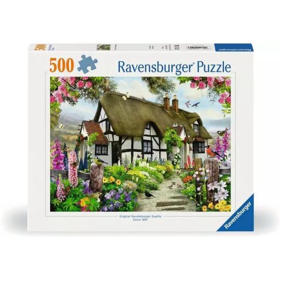 Puzzle Ravensburger Chalé Inglês 500 Peças