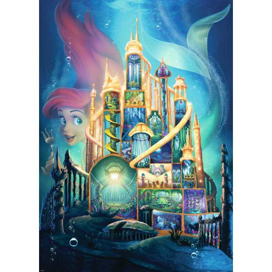 Puzzle Ravensburger Castelos da Disney: Ariel de 1000 Pçs Puzzle Ravensburger Castelos da Disney: Ariel de 1000 Pçs