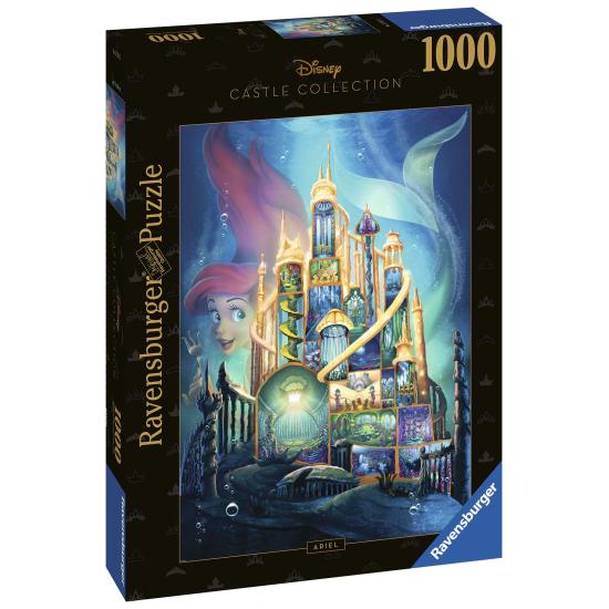 Puzzle Ravensburger Castelos da Disney: Ariel de 1000 Pçs Puzzle Ravensburger Castelos da Disney: Ariel de 1000 Pçs
