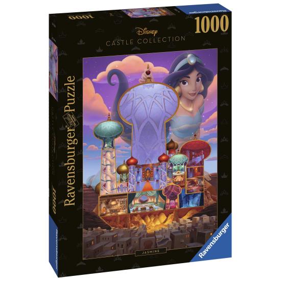 Puzzle Ravensburger Castelos da Disney: Jasmine de 1000 Pçs Puzzle Ravensburger Castelos da Disney: Jasmine de 1000 Pçs