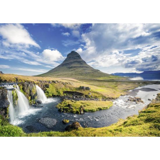 Puzzle Ravensburger Kirkjufell Falls, Islândia 1000 peças