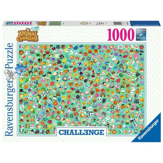 Puzzle Ravensburger Challenge Animal Crossing de 1000 Pçs