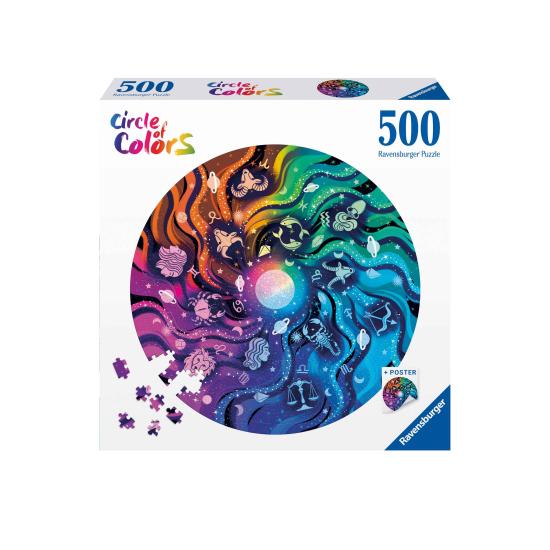 Puzzle Ravensburger Circular Astrologia de 500 peças