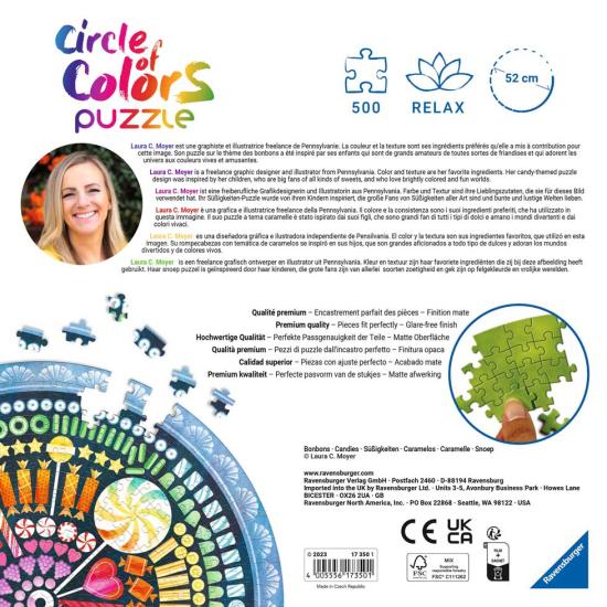 Puzzle Ravensburger Circular Doces de 500 peças