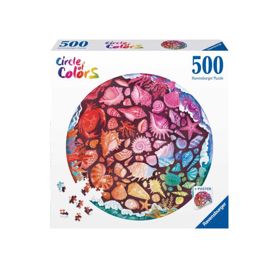 Puzzle Ravensburger Circular Cartuchos de 500 peças Puzzle Ravensburger Circular Cartuchos de 500 peças