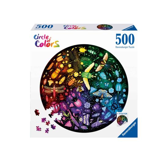 Puzzle Ravensburger Circular Insetos de 500 peças