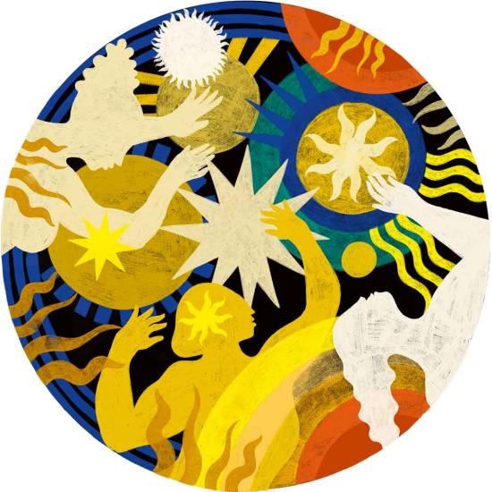 Puzzle Ravensburger Circular Little Sun Engage de 500 peças