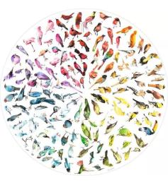 Puzzle  Ravensburger Circular Pássaros de 500 Peças