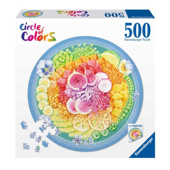 Puzzle Ravensburger Circular Poke Bowl de 500 peças