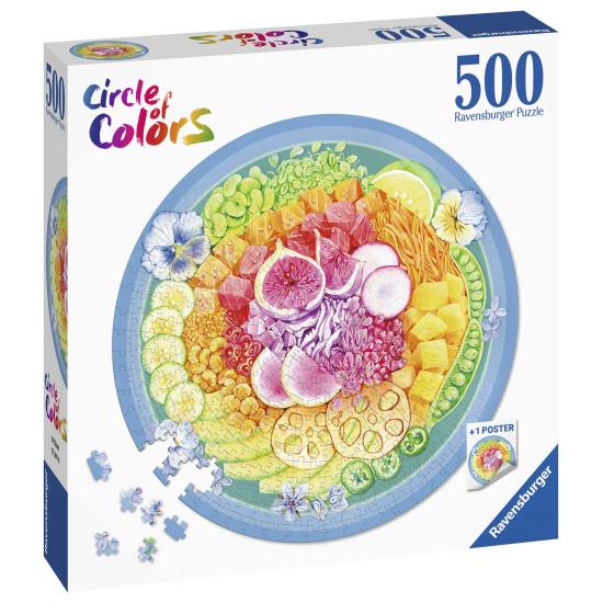 Puzzle Ravensburger Circular Poke Bowl de 500 peças