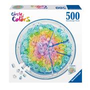 Puzzle Ravensburger Circular Rainbow Cake de 500 peças