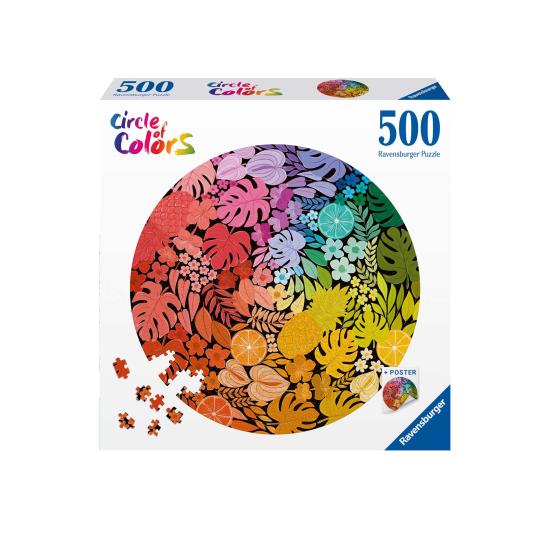 Puzzle Ravensburger Circular Tropical de 500 peças