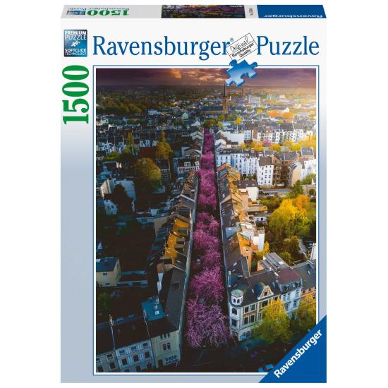Puzzle Ravensburger Cidade de Bonn em Flor de 1500 peças