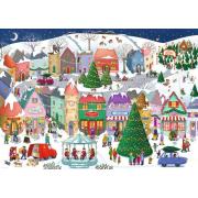 Puzzle Ravensburger Cidade Do Natal Encantadora de 1000 peças