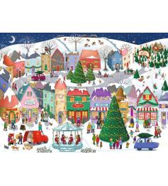 Puzzle Ravensburger Cidade Do Natal Encantadora de 1000 peças