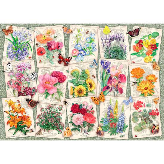 Puzzle Ravensburger Coleção de flores de 1000 Peças