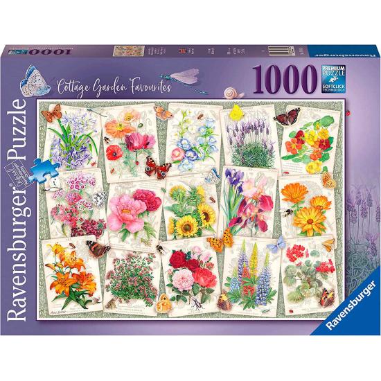 Puzzle Ravensburger Coleção de flores de 1000 Peças