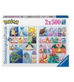 Puzzle Ravensburger Coleção Pokémon 2x500 peças