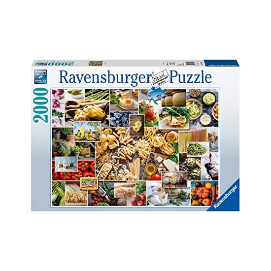 Puzzle de colagem de comida Ravensburger 2000 peças