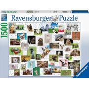 Puzzle Ravensburger Colagem de Animais Divertidos 1500 Pe