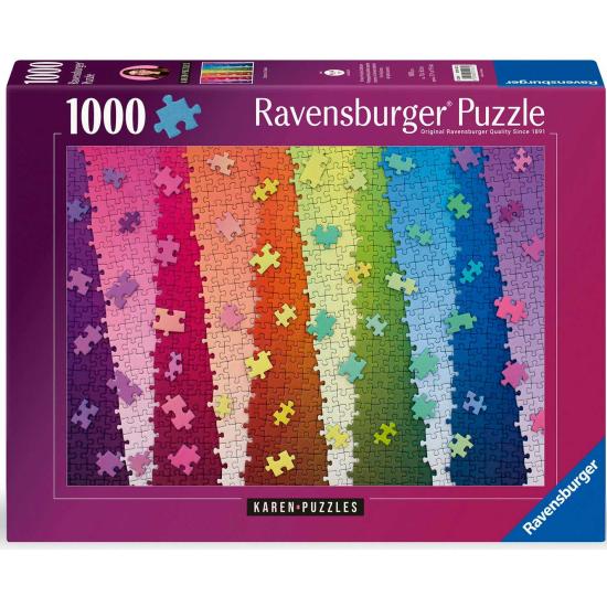 Puzzle Ravensburger Cores em Cores 1000 Peças