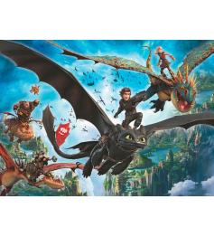 Puzzle Ravensburger Como treinar o seu dragão XXL 150 Peças