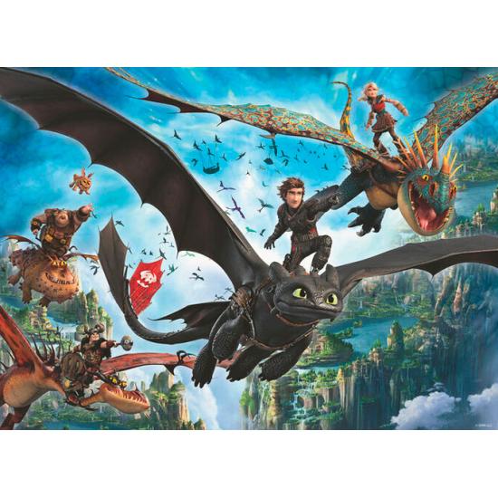 Puzzle Ravensburger Como treinar o seu dragão XXL 150 Peças