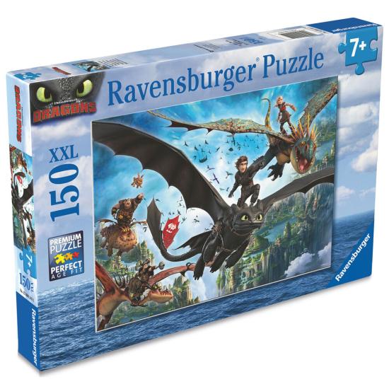 Puzzle Ravensburger Como treinar o seu dragão XXL 150 Peças